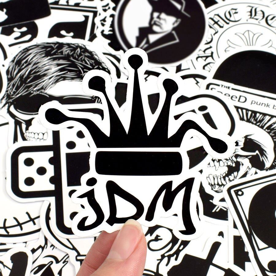 Sticker Art , Noir et Blanc