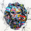 tete de lion graffiti art